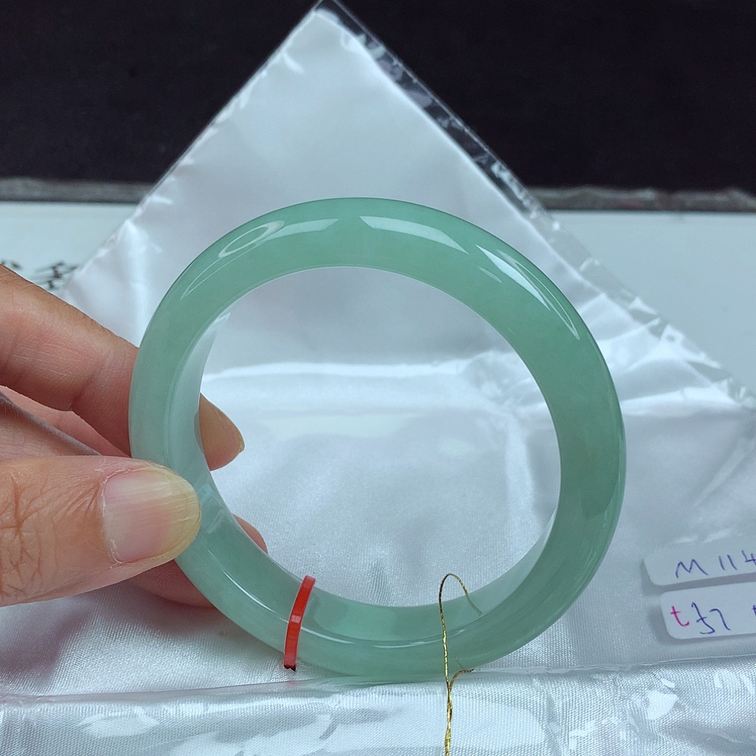 未镶嵌手镯翡翠57圈4081