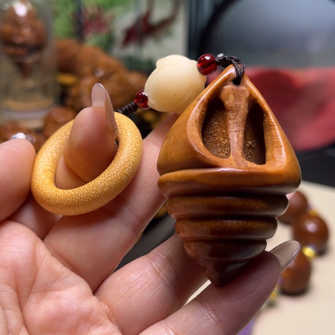 橄榄核手串/手链海螺手把件