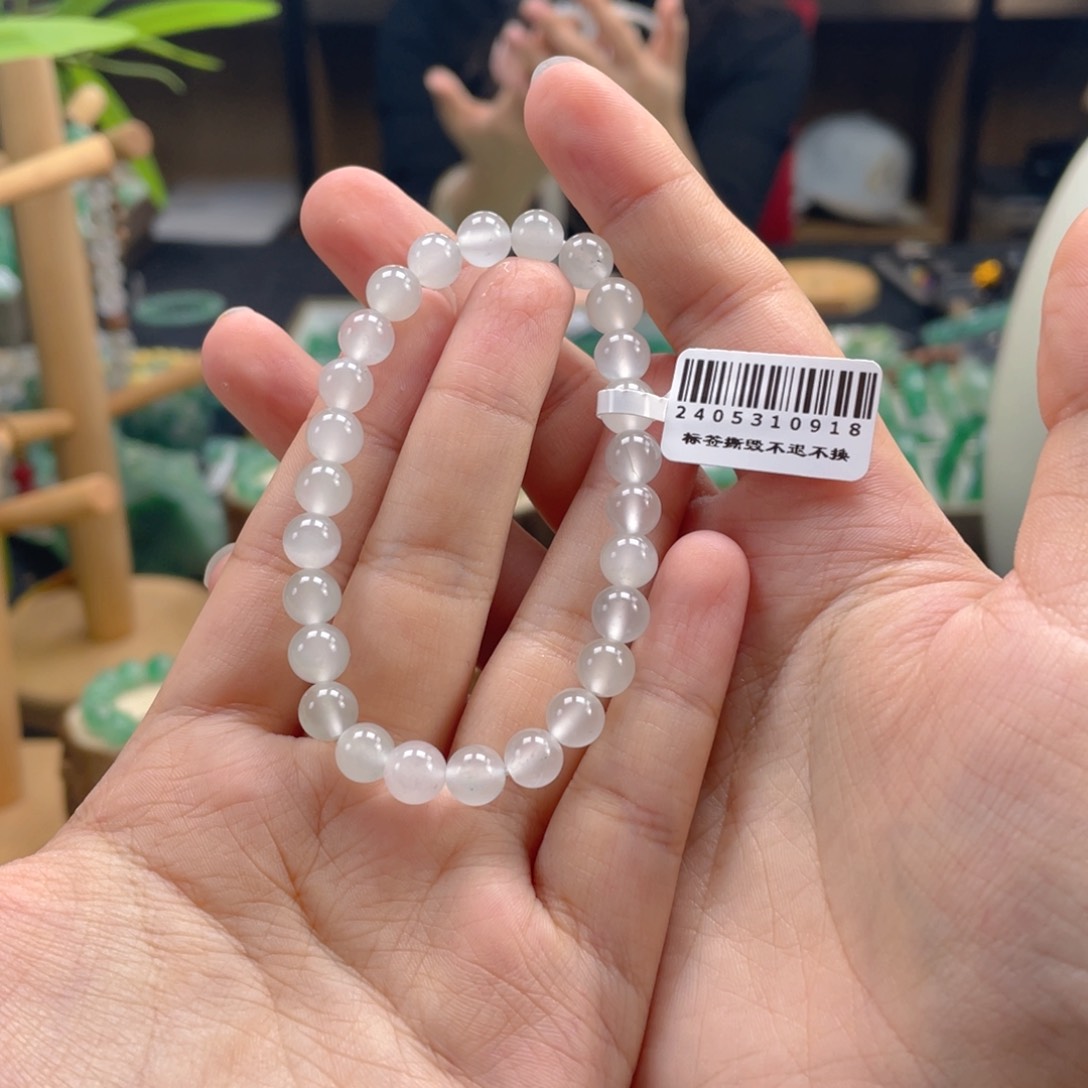 石英质玉手链未镶嵌小**子