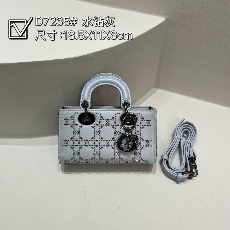 【南沙瑞熙】ZT-D7235-水钻灰-轻奢小众设计感时尚百搭女士包包