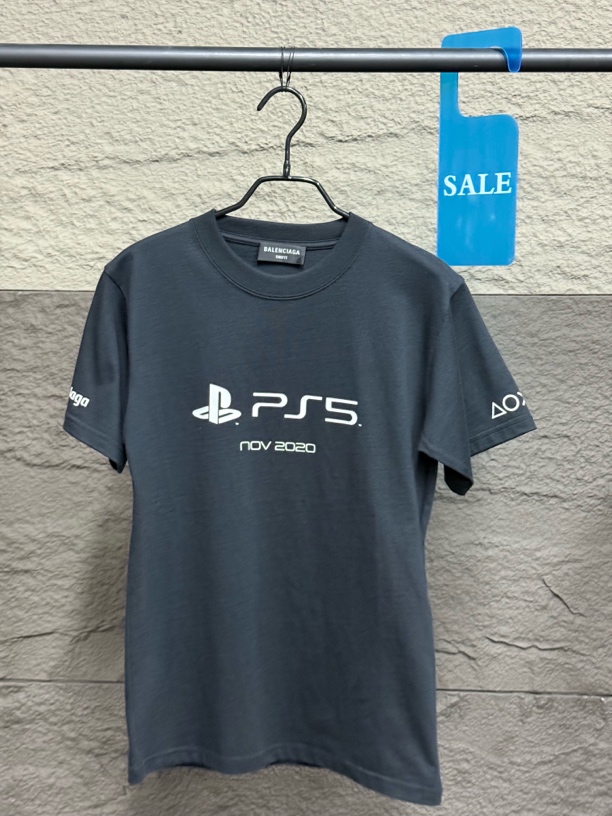 未使用 Balenciaga/巴黎世家 Balenciaga巴黎世家PS5联名短袖