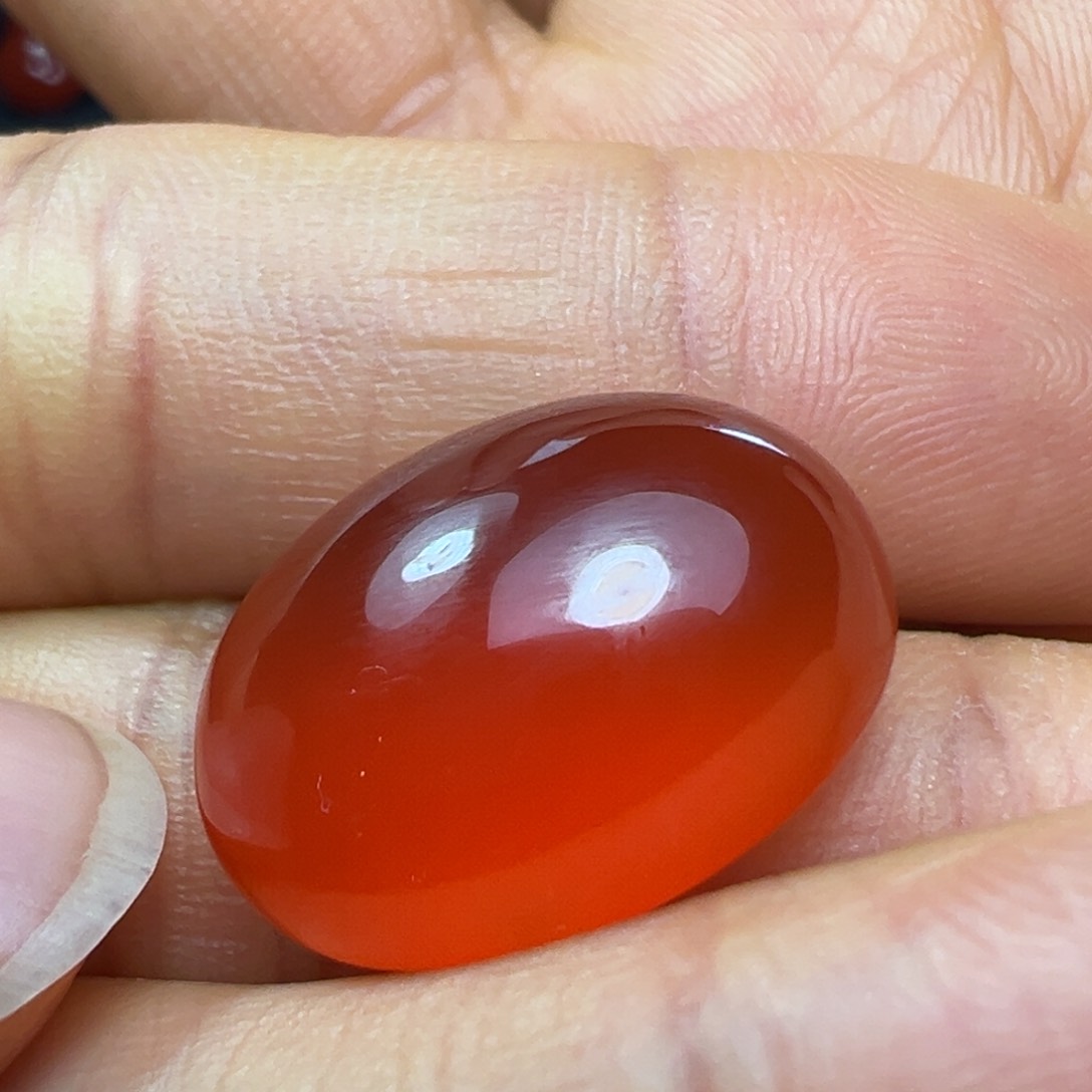 南红玛瑙戒面未镶嵌