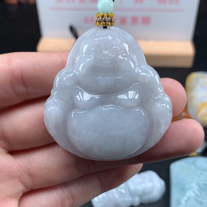 翡翠未镶嵌颈饰天然保真a货