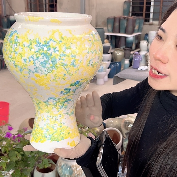 正品口16高29花盆……