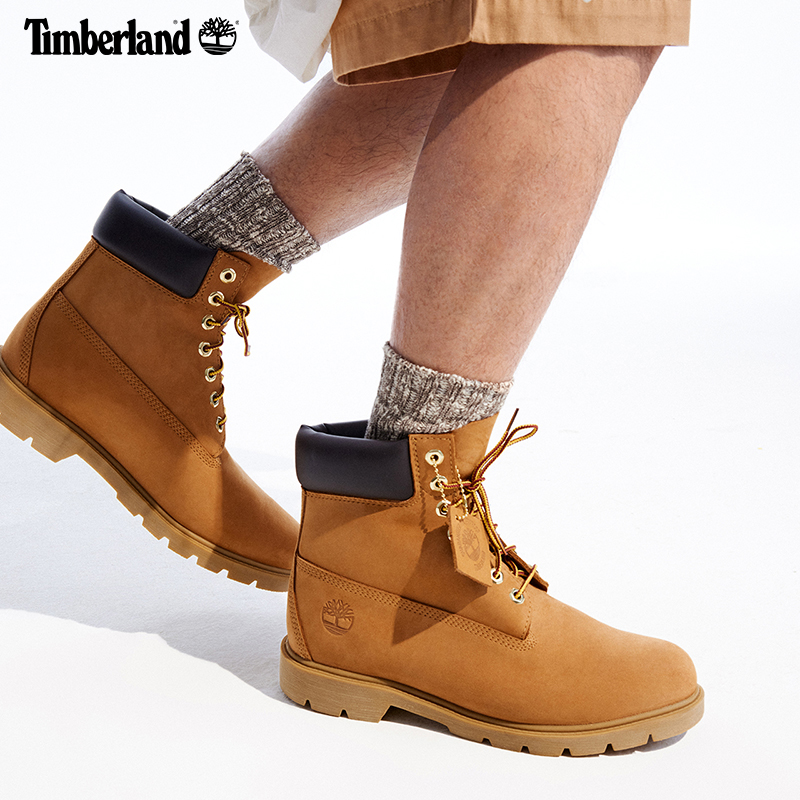 【男款】Timberland添柏岚踢不烂秋冬大黄靴户外防水皮革偏大|18094