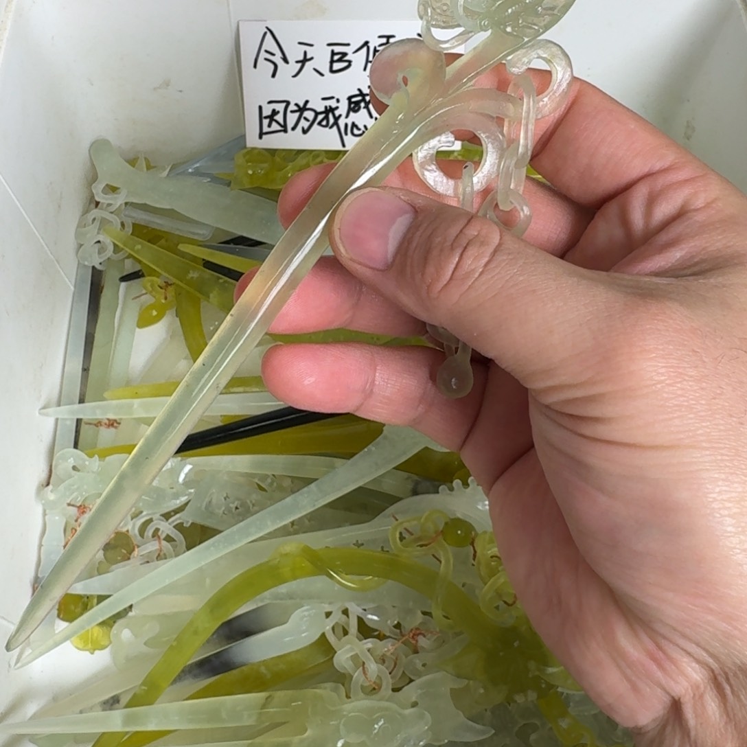 岫玉发饰未镶嵌明君玉簪贼拉好看