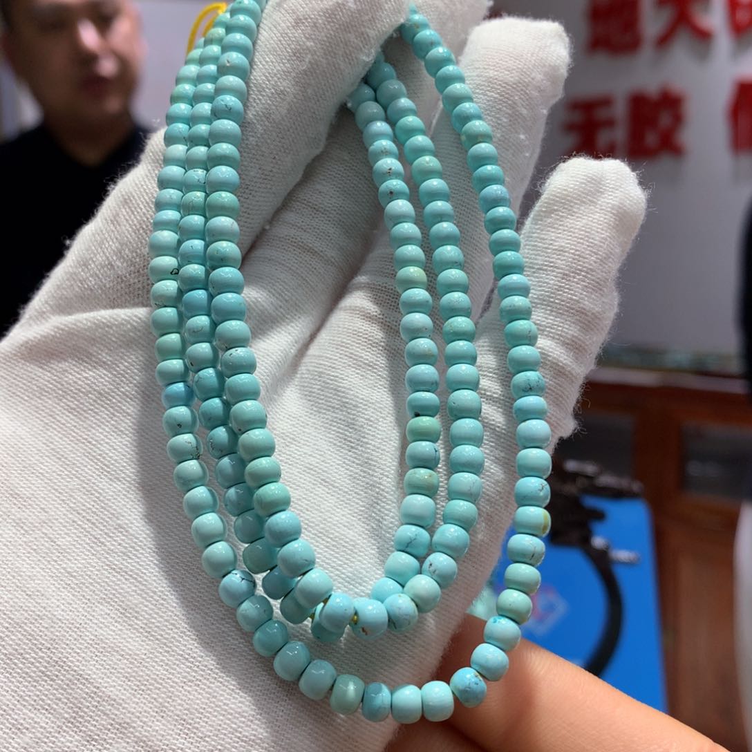 绿松石长链未镶嵌