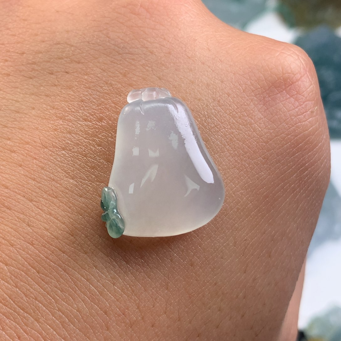 定制翡翠未镶嵌翡翠挂机