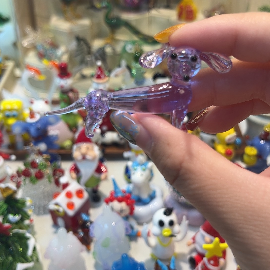 琉璃手工艺品小狗