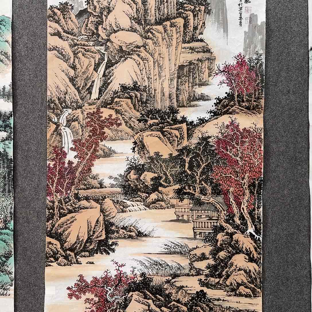 国画郑春青老师手绘作品