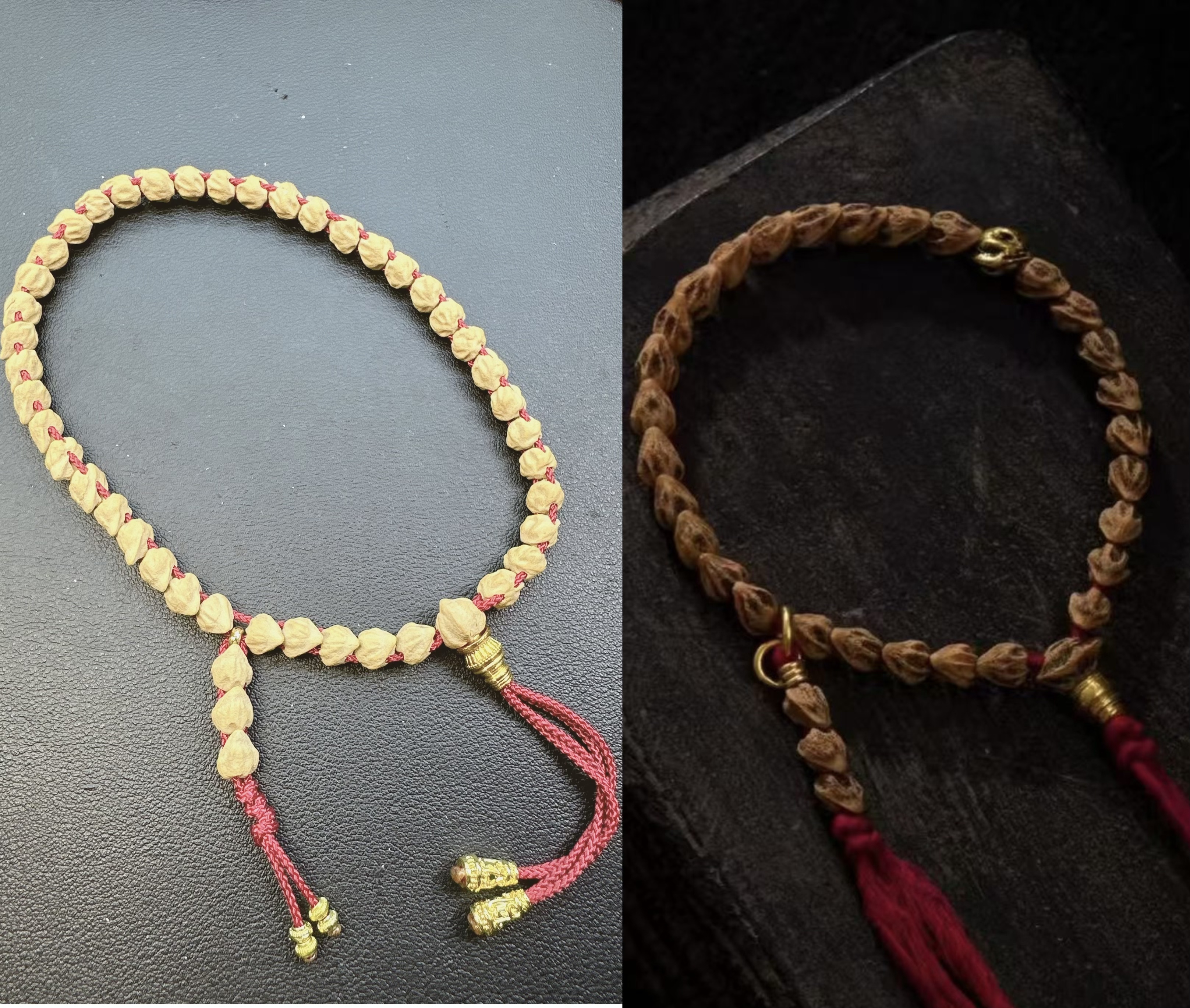 刘宇宁同款百香籽双排原桩蛇骨手持