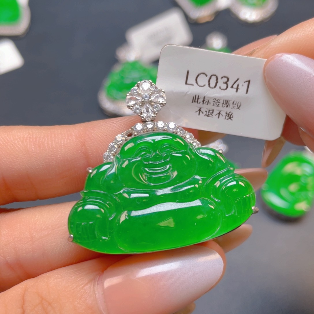 【闪购商品】颈饰银S925镶嵌翡翠翡翠