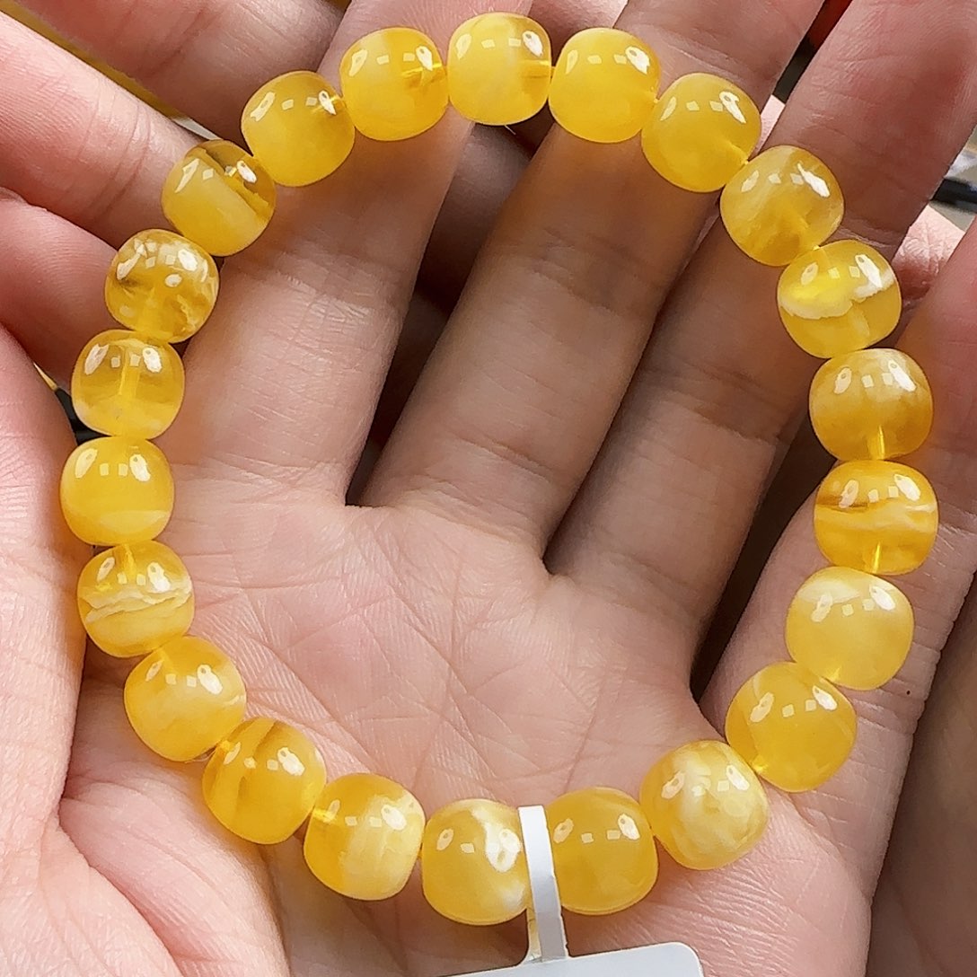 琥珀裸石未镶嵌蜜蜡