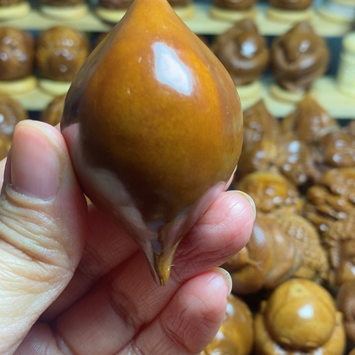 橄榄核把件?****?巴西进口大橄榄核单面手工