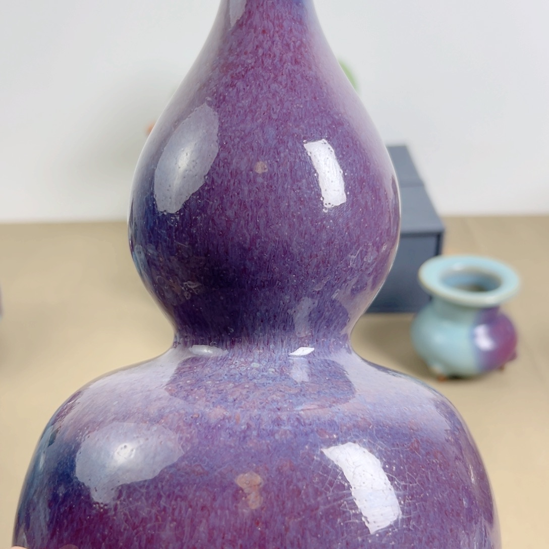 罐甲**福瓷摆件釉色渲染8888