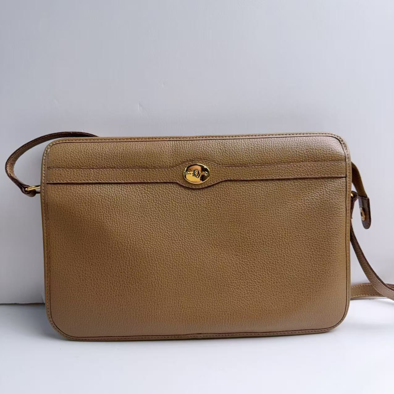 95新 DIOR/迪奥 迪奥全皮咖色相机包