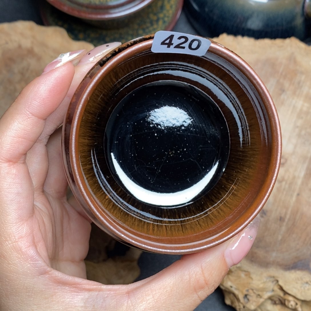茶盏建窑建盏主人杯420