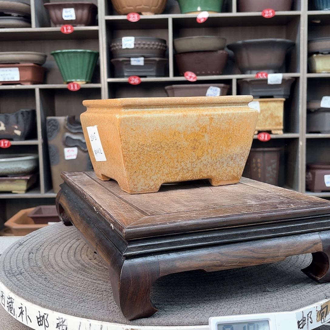 紫砂花盆好*呢紫砂的颜色很