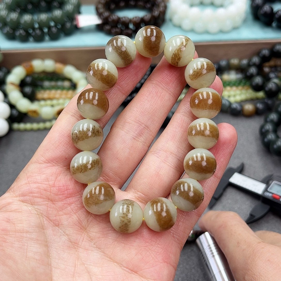 和田玉手链未镶嵌