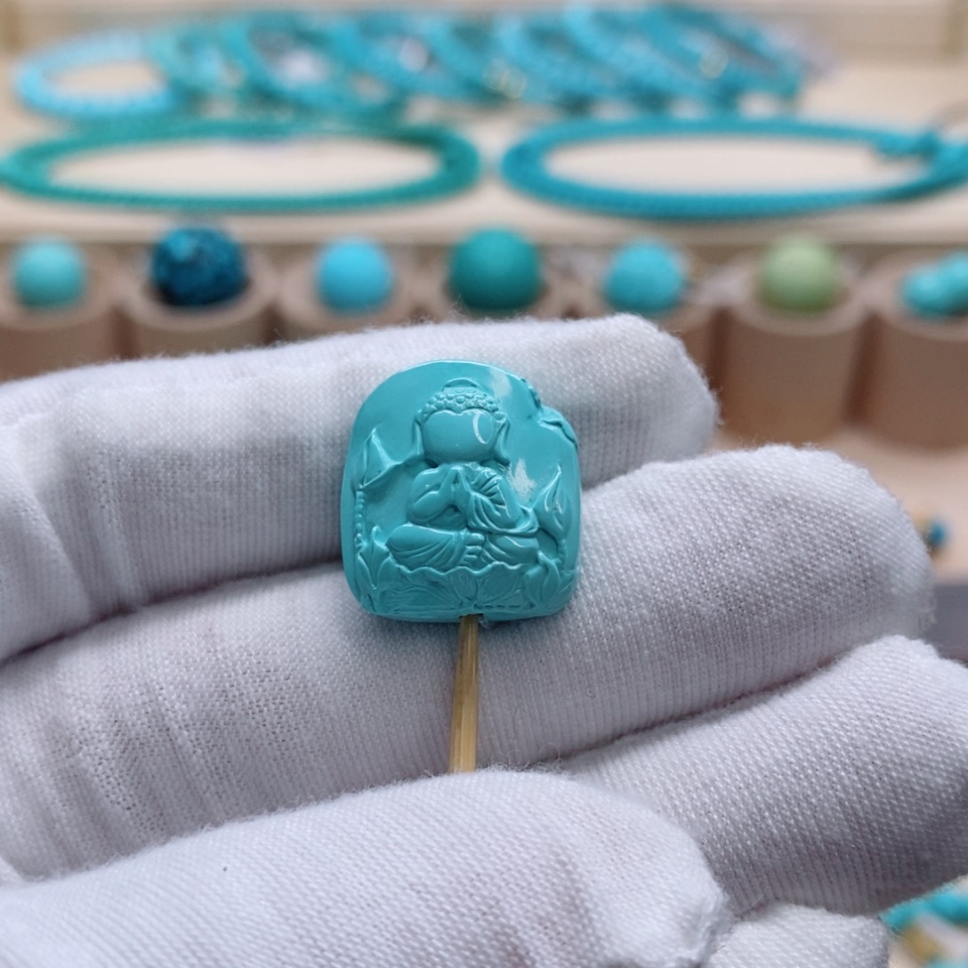 绿松石珠宝奇石未镶嵌