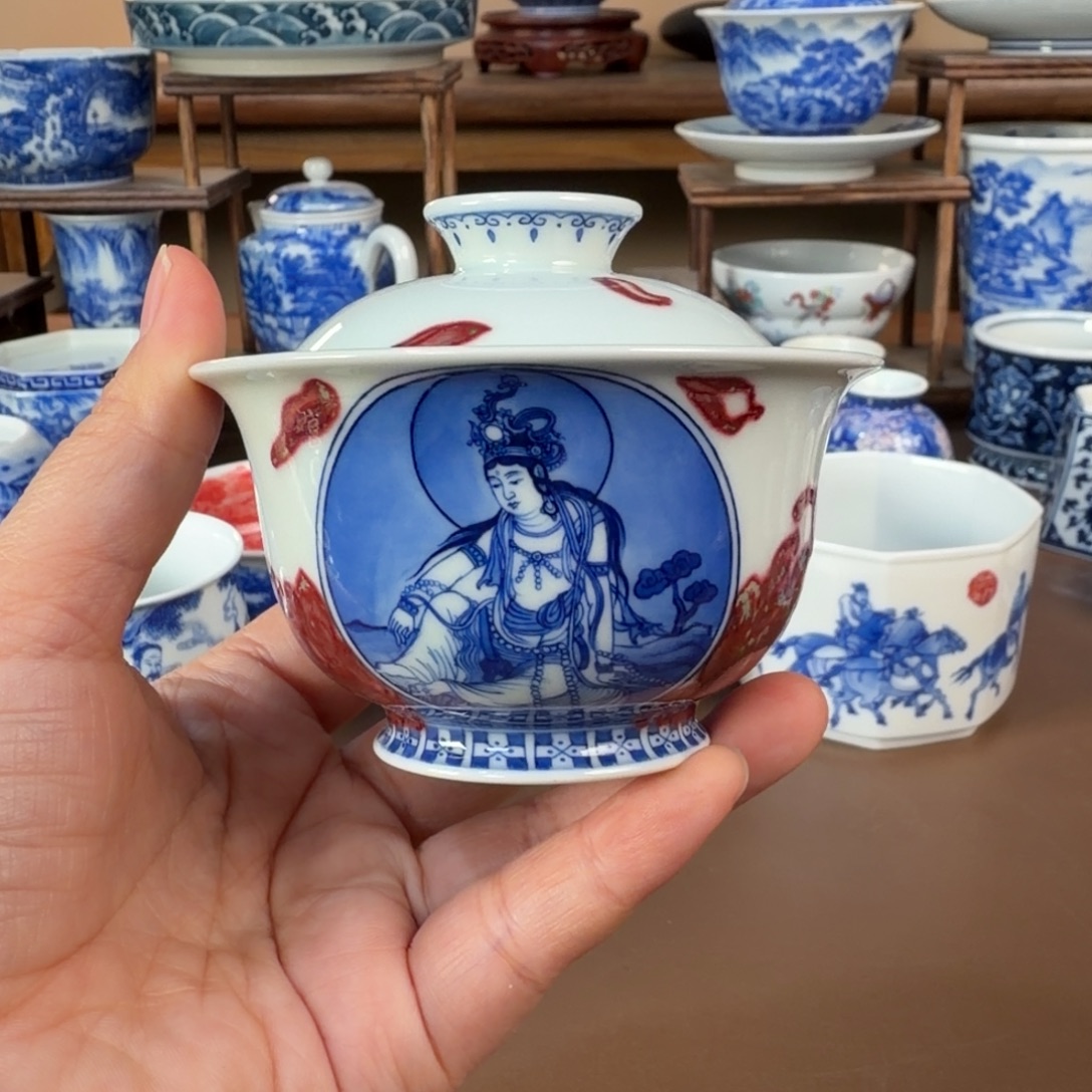 景德镇陶瓷手工手绘
