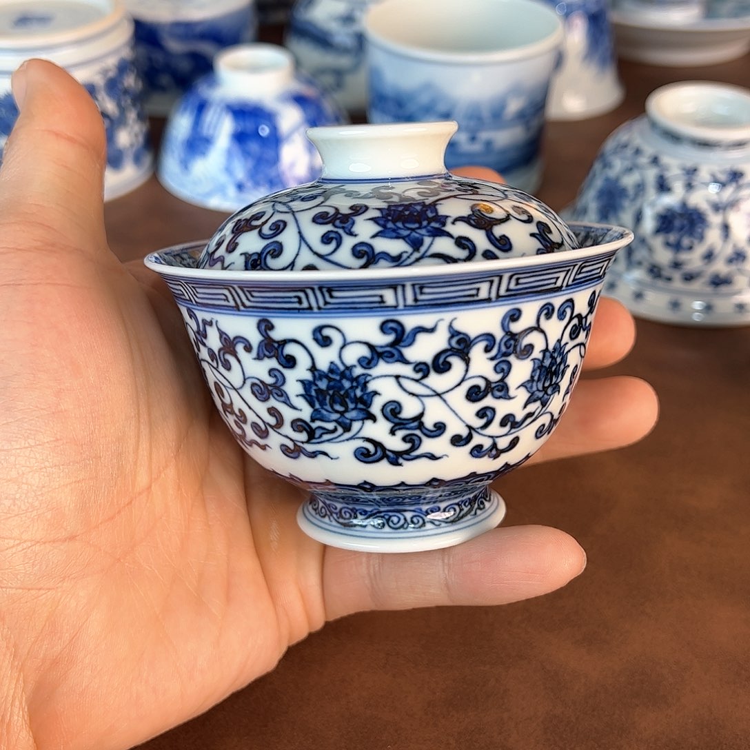 杯景德镇全手工手绘陶瓷