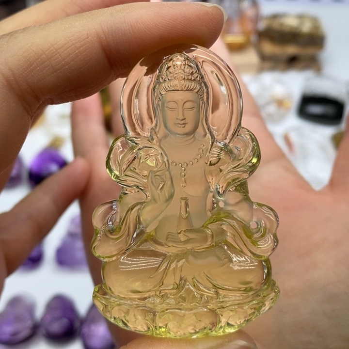 水晶颈饰未镶嵌林*定制