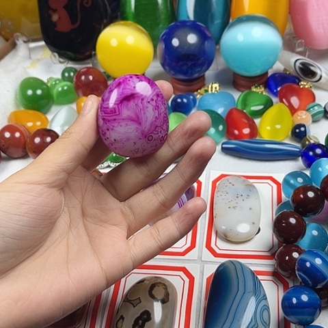 玛瑙/玉髓耳钉合金