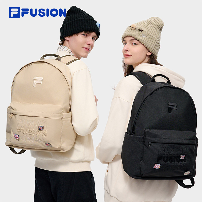 Fila/斐乐FUSION新款男女通用时尚休闲简约双肩背包T13U443102F