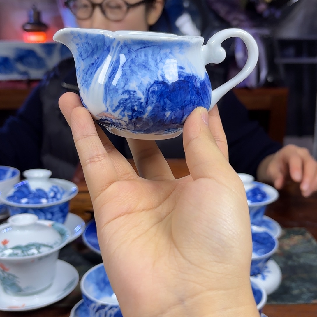 H***F国一王老师手绘山水