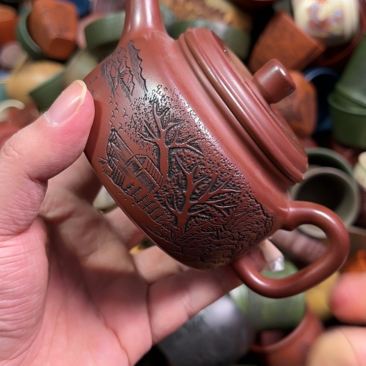 紫砂茶杯全手工紫砂主人杯