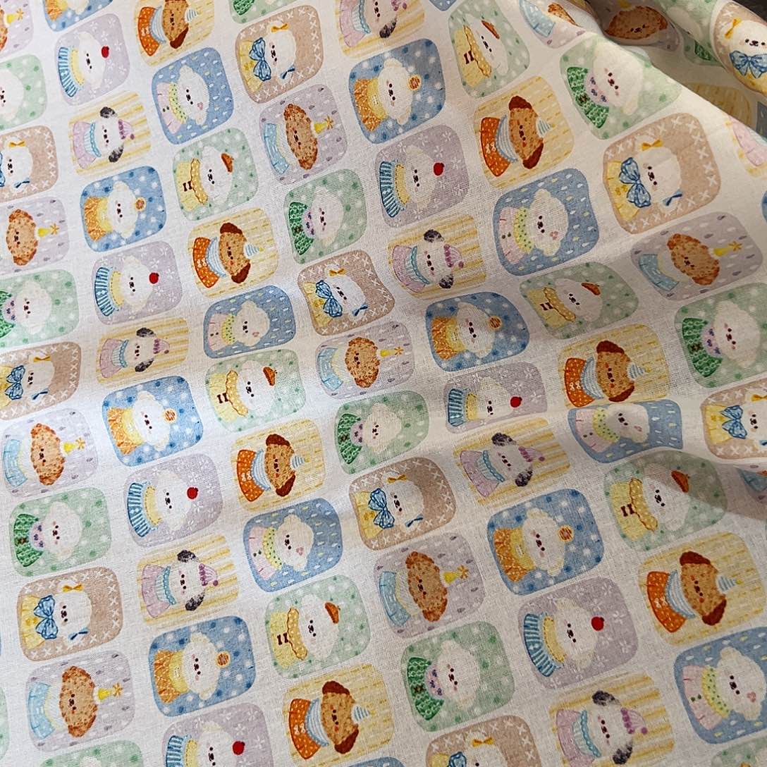 棉一米价纯棉平布1.1米宽果子89