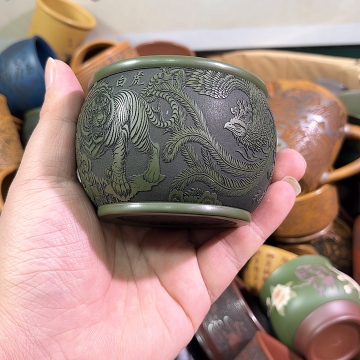 茶杯紫砂全手工紫砂主人杯