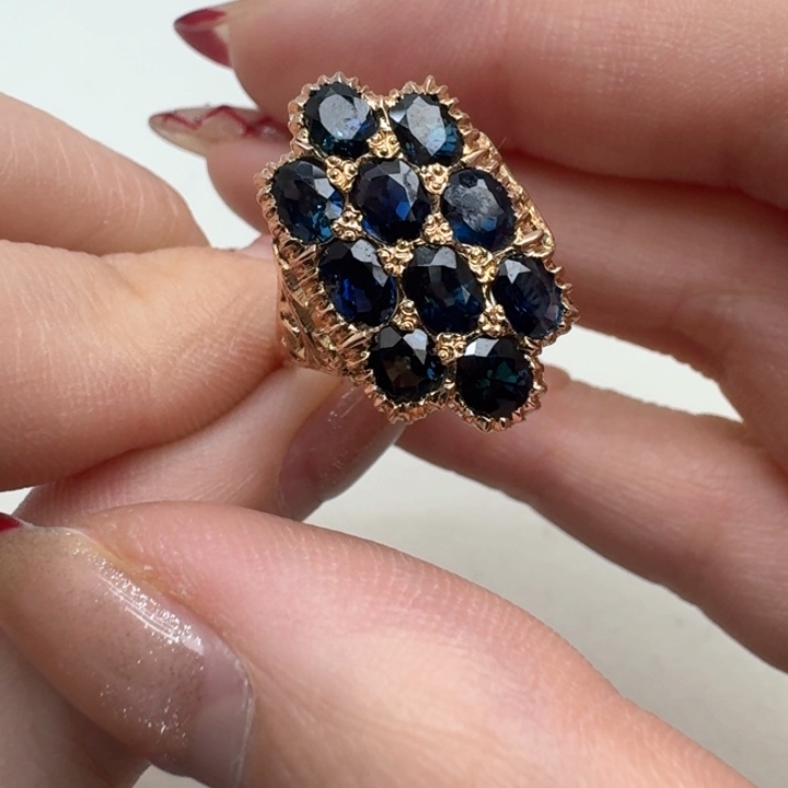 蓝宝石戒指未镶嵌