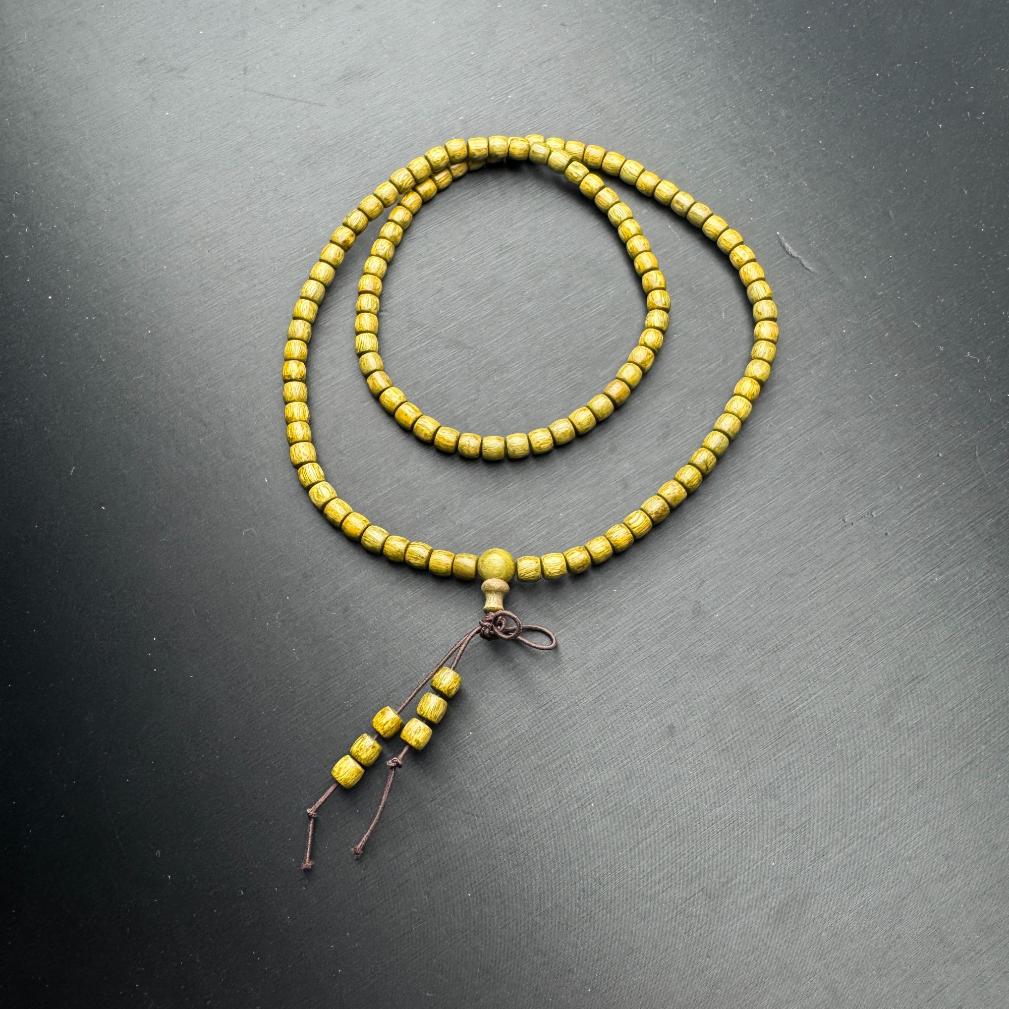 沉香ZBG1549绿檀木108多圈手串(天然珠宝多样性发其一）