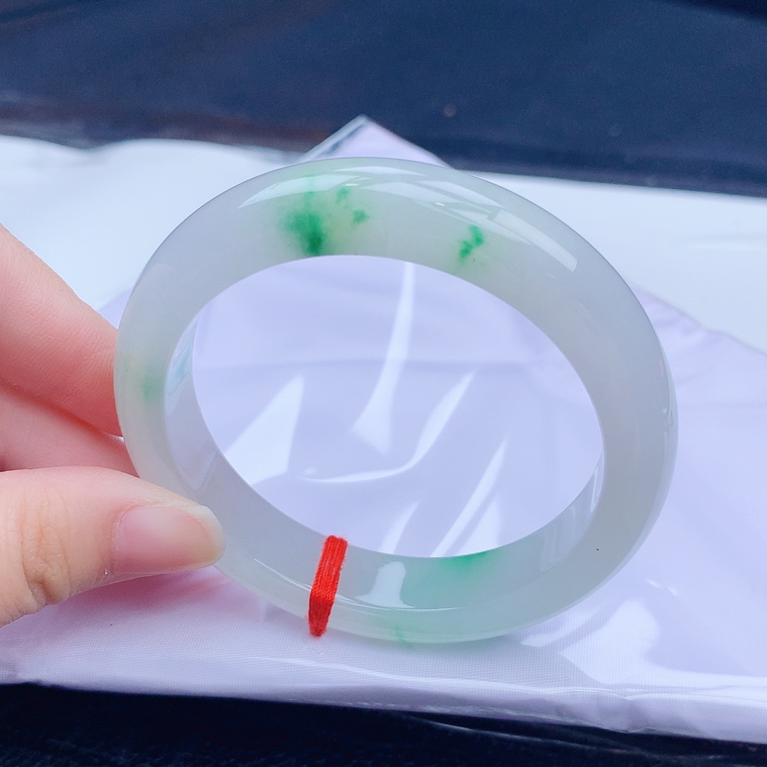 翡翠未镶嵌手镯缅甸天然翡翠a货手镯