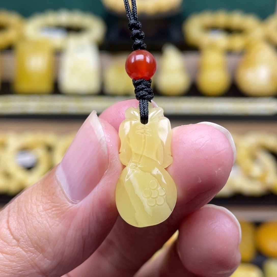 琥珀裸石未镶嵌琥珀蜜蜡