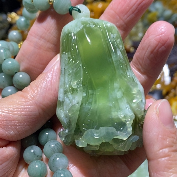 岫玉岫玉吊坠未镶嵌