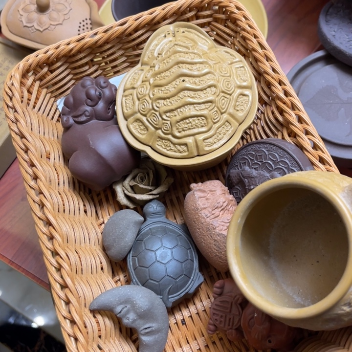 茶宠紫砂紫砂瑕疵