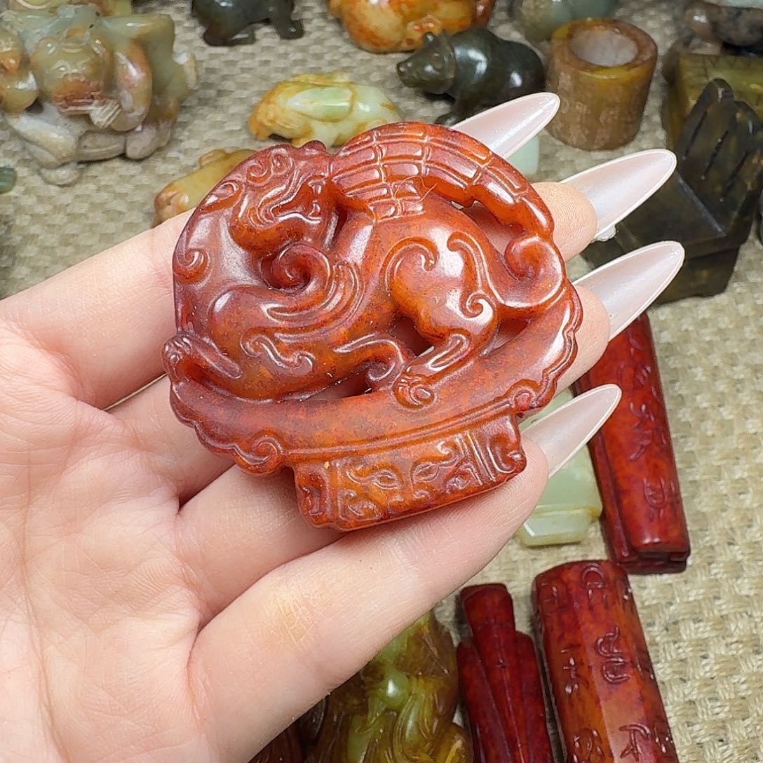 白玉菩提吊坠挂件