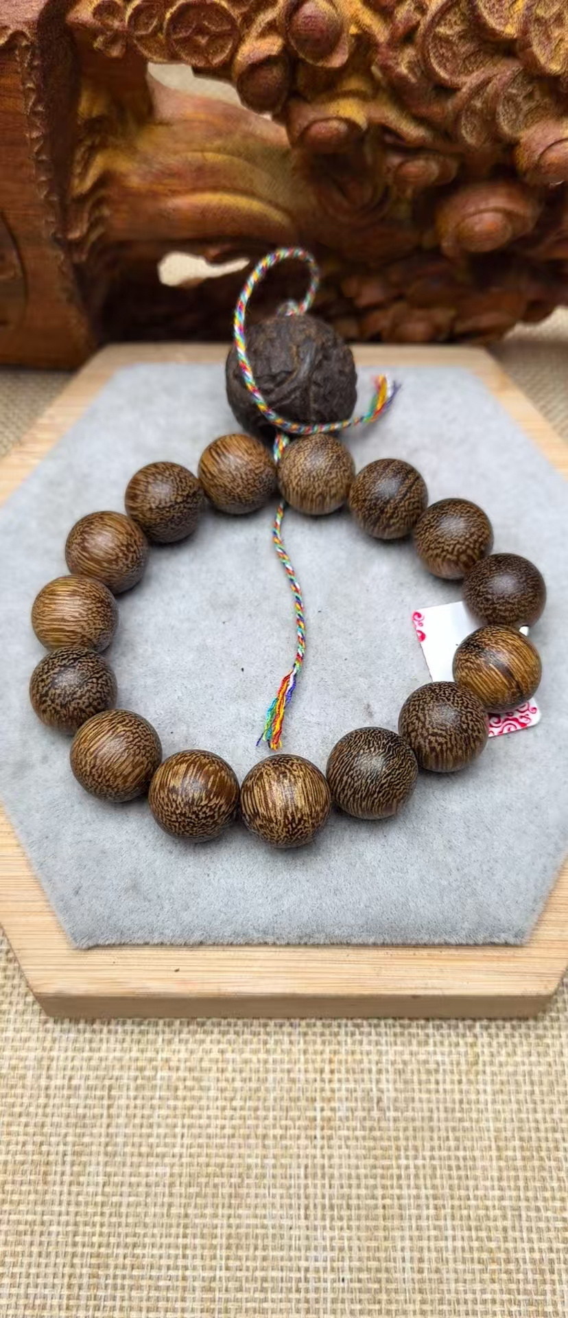 B256龙二文玩成品木串