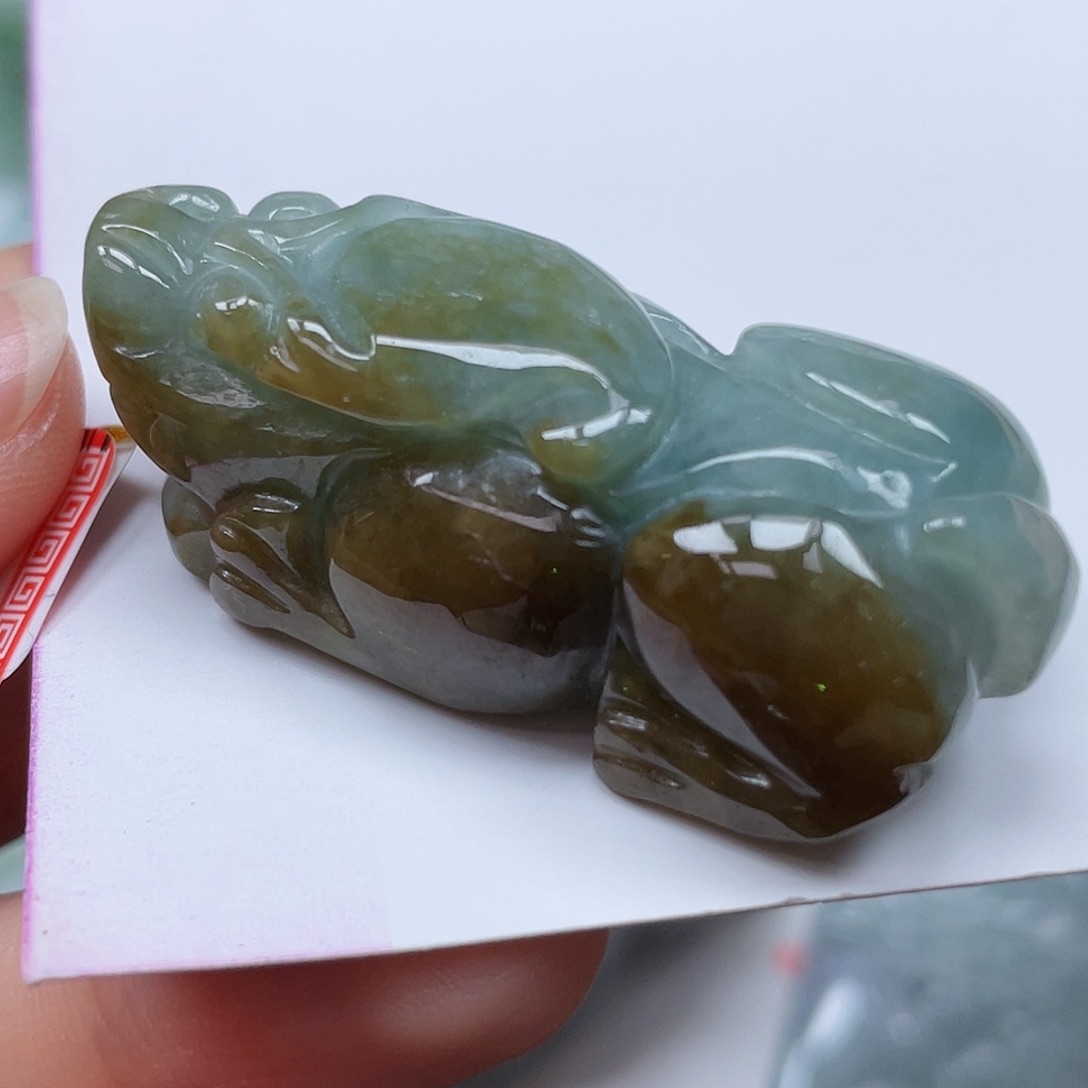 翡翠未镶嵌吊坠(不含链)翡翠