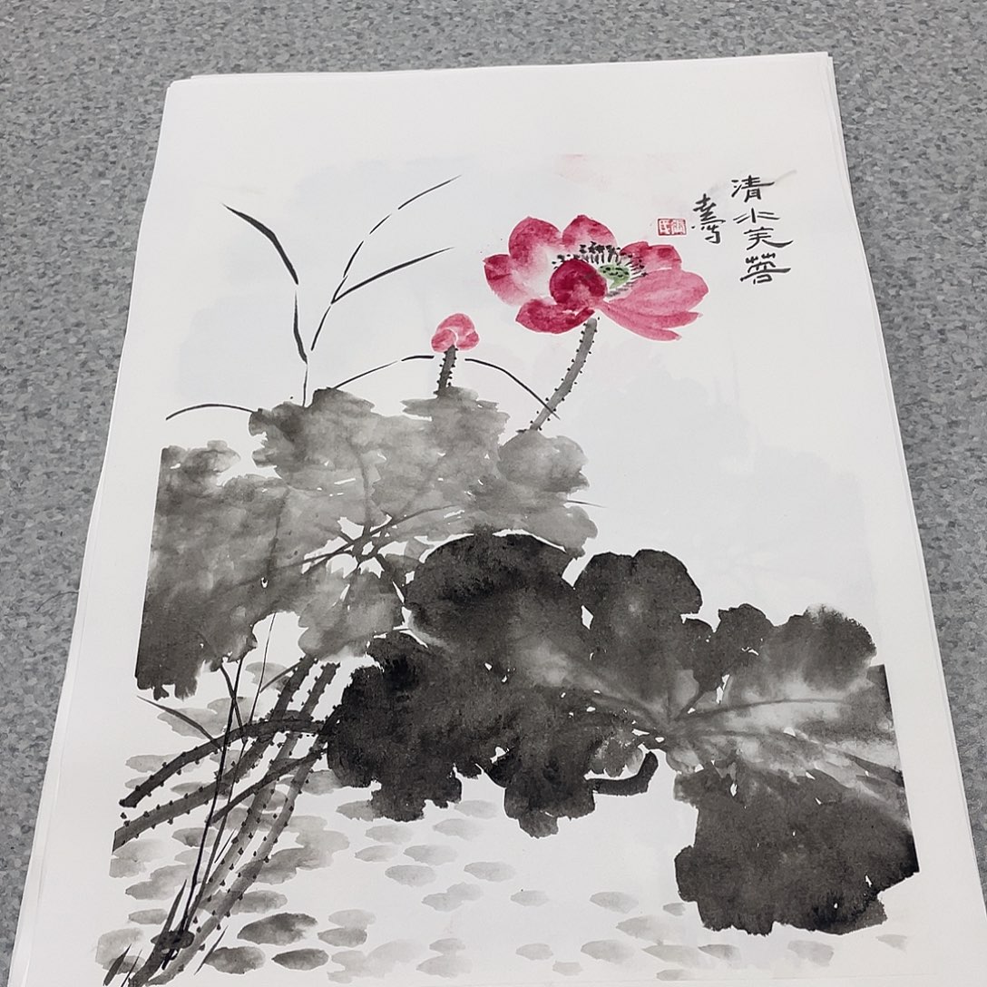 国画1.4平尺国画作品