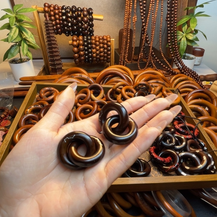 木 枣木玉华1.5镶银六七星福利款