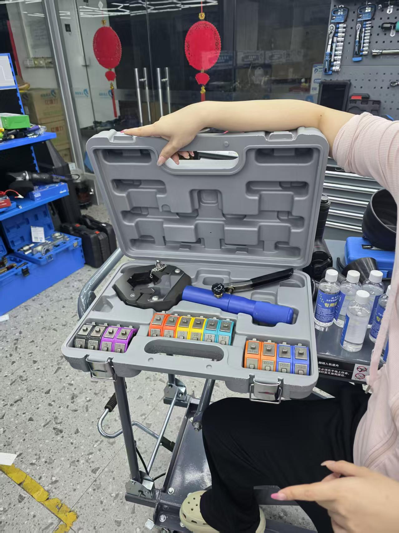空调管子压管器压管工具