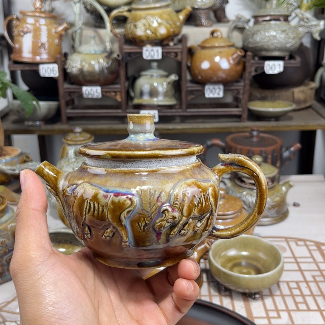 颜***苛古法传承裸坯柴烧