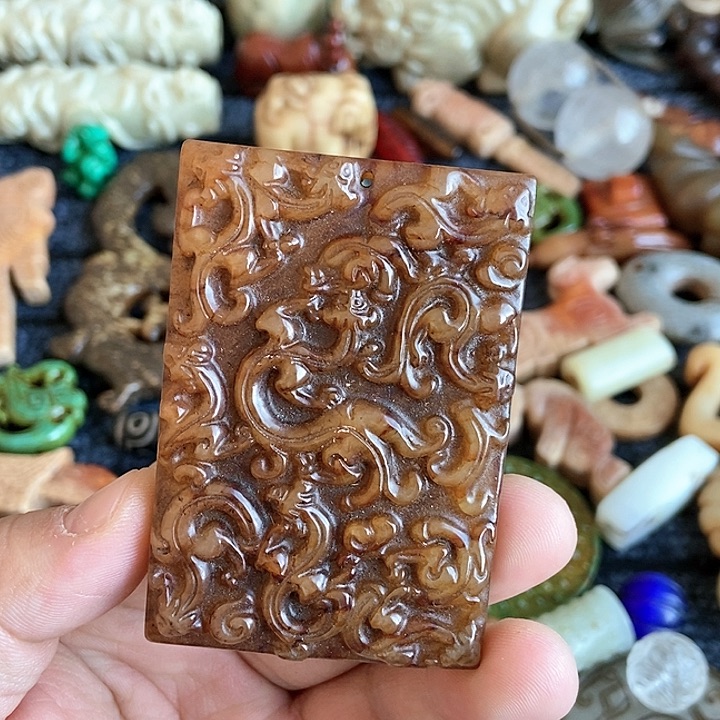 和田玉未镶嵌颈饰7