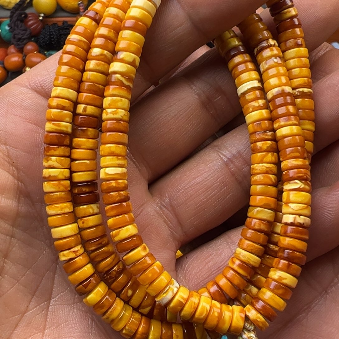 琥珀未镶嵌手链拉萨强扎西藏传推荐一件