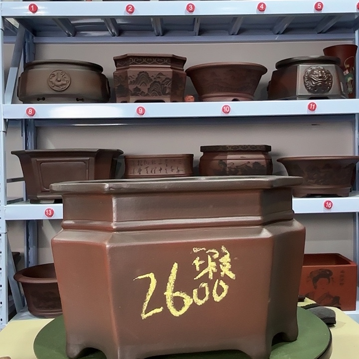 孤***者紫砂花盆微瑕复古