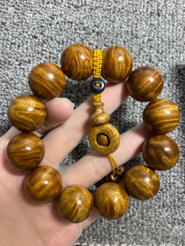 金丝楠小叶桢楠枯木老料2.0男士女士文玩手串